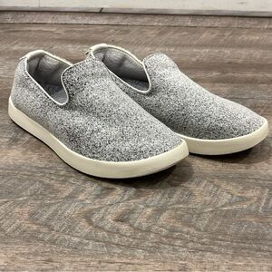 Allbirds Women’s Wool Lounger Slip On Shoes Size 7 Dapple Gray Merino Wool EUC